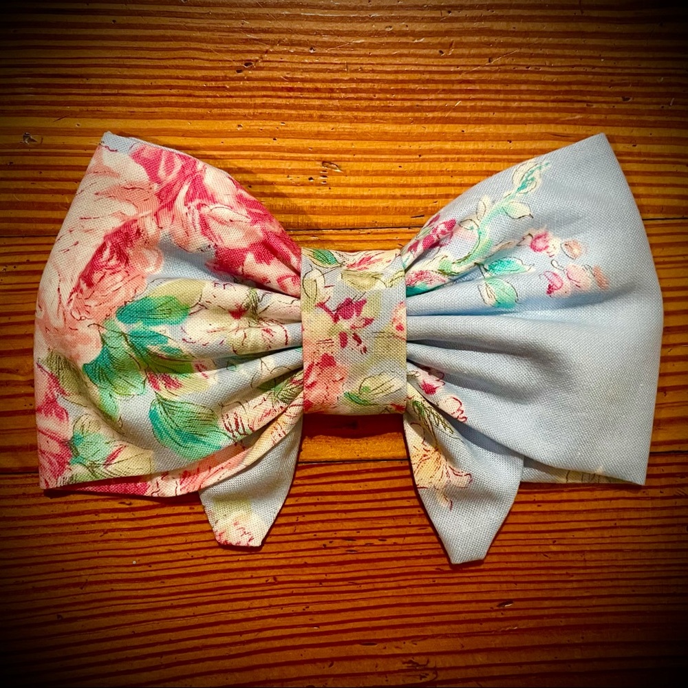 Girls Floral Hair Bow